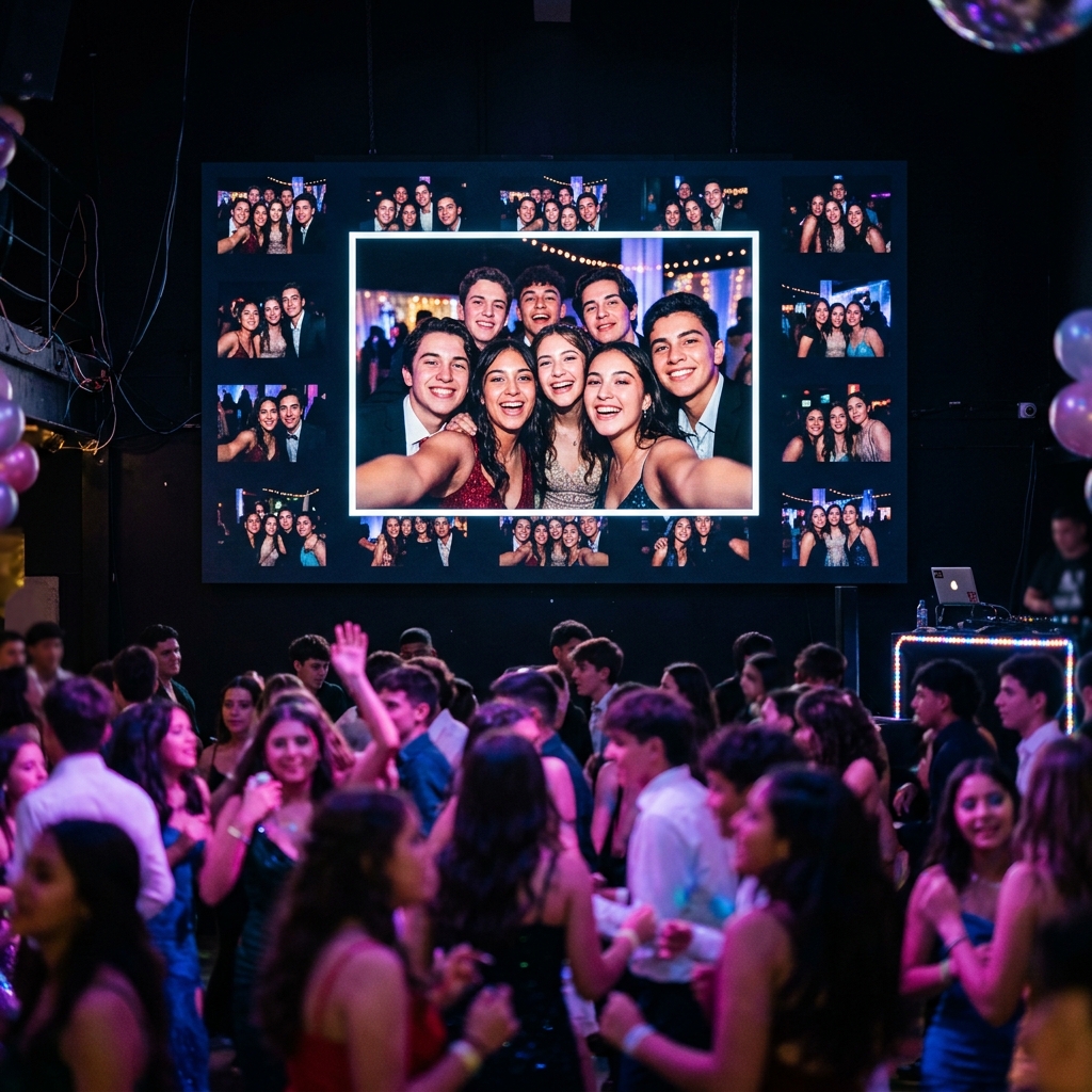EstoyAhí Live - Proyección de fotos en vivo